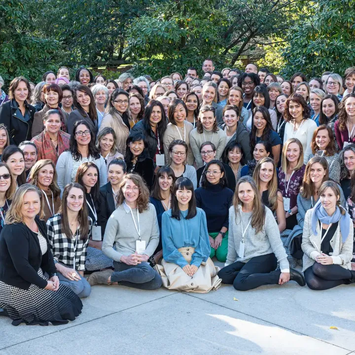 Meg among the consultants-in-training at the KonMari conference, New York City, 2019